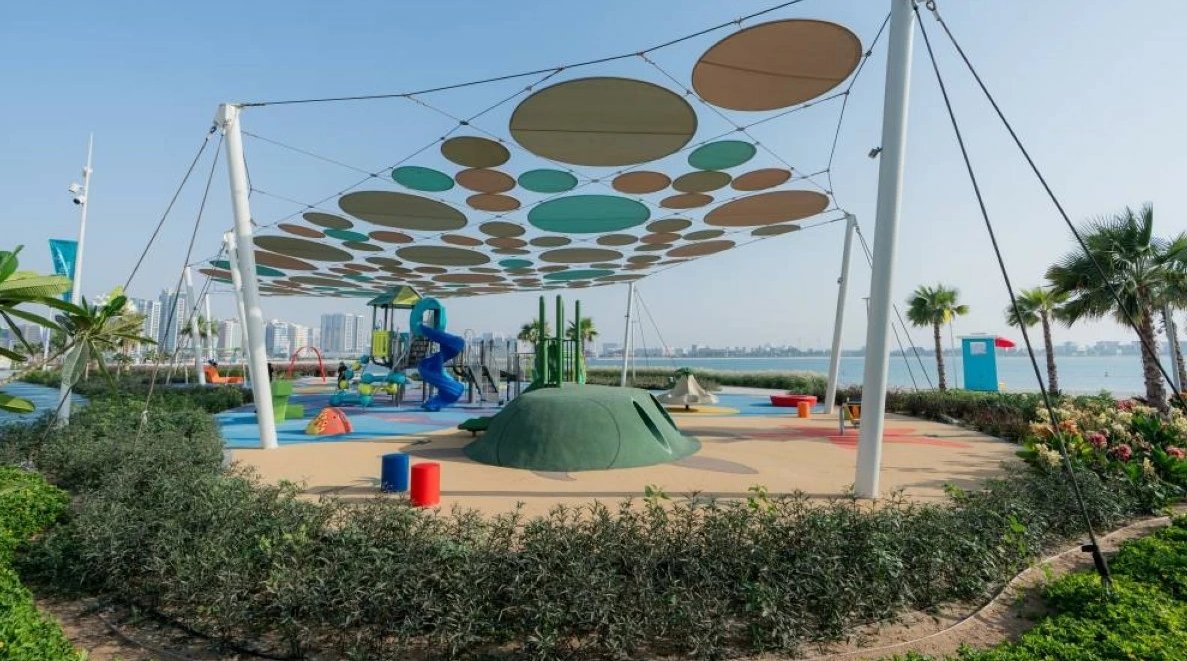 Dubai's Khor Al Mamzar Beach Opens With Floating Walkway, Watersports and Women-Only Beach